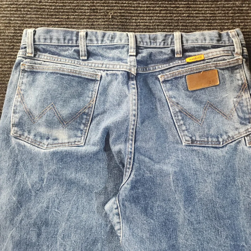 Wrangler FR Flame Resistant Relaxed Fit Jeans Blue FR31MWZ Mens 36x34